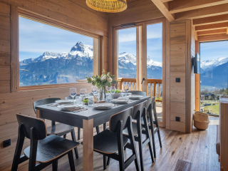 Séjour familial proche pistes & vue sur le Mont Blanc