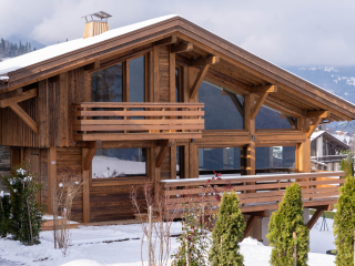 Chalet Combloux Megève Vue Mont-Blanc