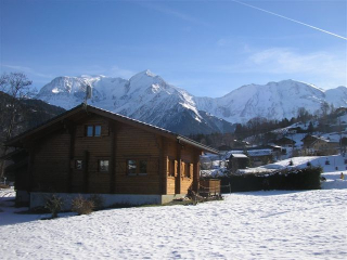 Chalet vue mont blanc 