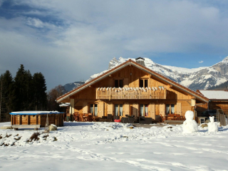 Appartement en chalet avec spa, sauna et piscine